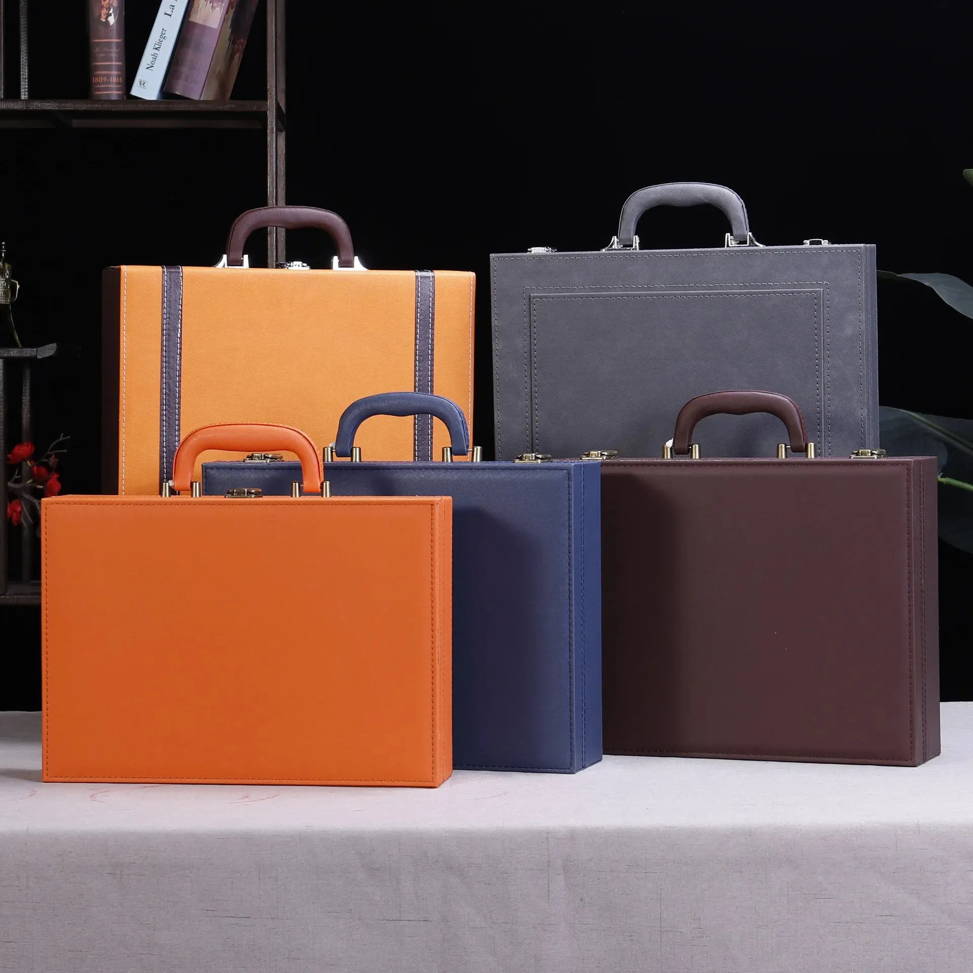 High End Spot House Delivery Box Real Estate Key Cases Policy Boolbox PU Handbag Briefcase