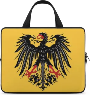 Historical Flag of Holy Roman Empire Laptop Sleeve Bag Computer Protective Carrying Case Cover with Handle for Travel Work 10inch, style