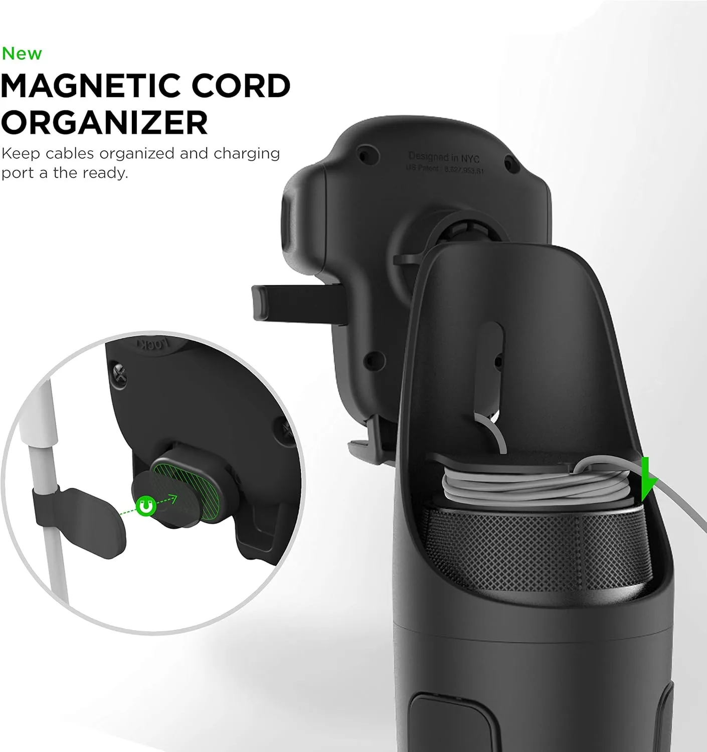 iOttie Easy One Touch 5 Cup Holder Mount - Universal Car Mount Phone Holder for iPhone, Google, Samsung, Moto, Huawei, Nokia, LG, and all other Smartphones