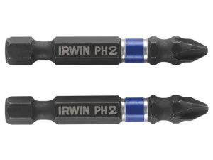 IRWIN Impact Screwdriver Bits Phillips Ph2 50Mm Pack Of 2