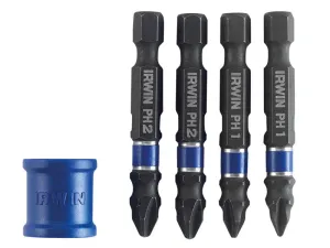 IRWIN Impact Screwdriver Magnetic Bit Set Of 5 Pz/Ph