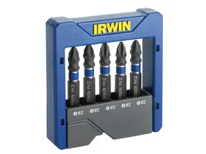 IRWIN Impact Screwdriver Pocket Bit Set Of 5 Phillips