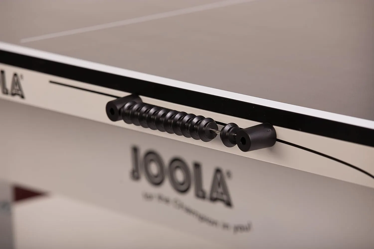 JOOLA Rally TL Professional MDF Indoor Ping Pong Table w/Quick Clamp Table Tennis Net & Post Set - 10 Minute Easy Assembly - Corner Ball Holders - Tournament Quality - Includes Playback Mode