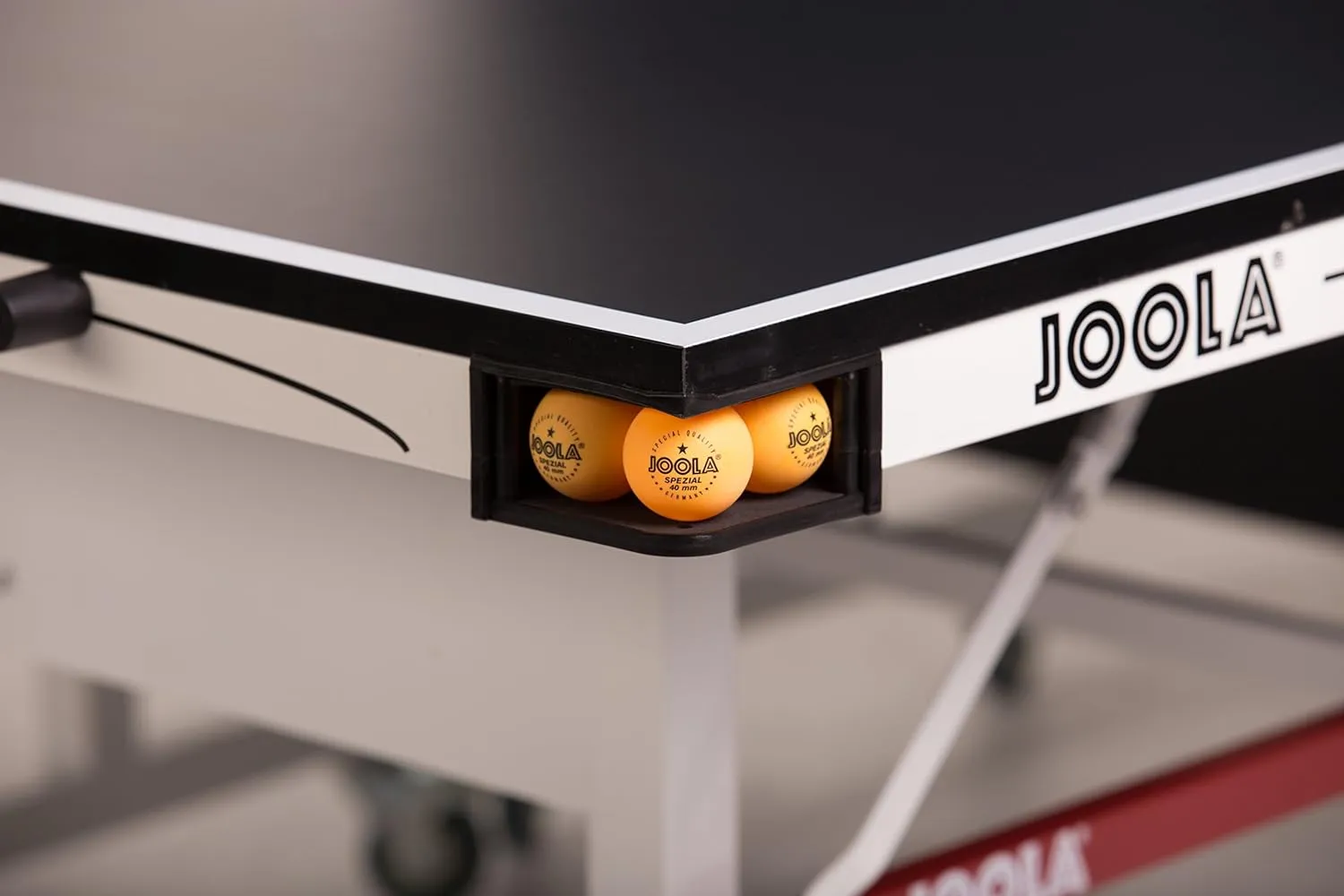 JOOLA Rally TL Professional MDF Indoor Ping Pong Table w/Quick Clamp Table Tennis Net & Post Set - 10 Minute Easy Assembly - Corner Ball Holders - Tournament Quality - Includes Playback Mode