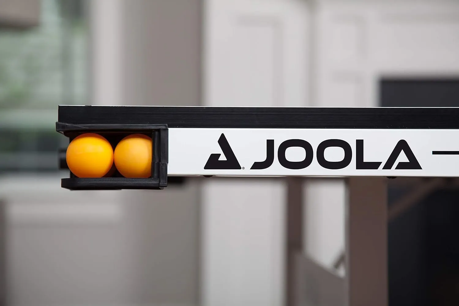 JOOLA Rally TL Professional MDF Indoor Ping Pong Table w/Quick Clamp Table Tennis Net & Post Set - 10 Minute Easy Assembly - Corner Ball Holders - Tournament Quality - Includes Playback Mode