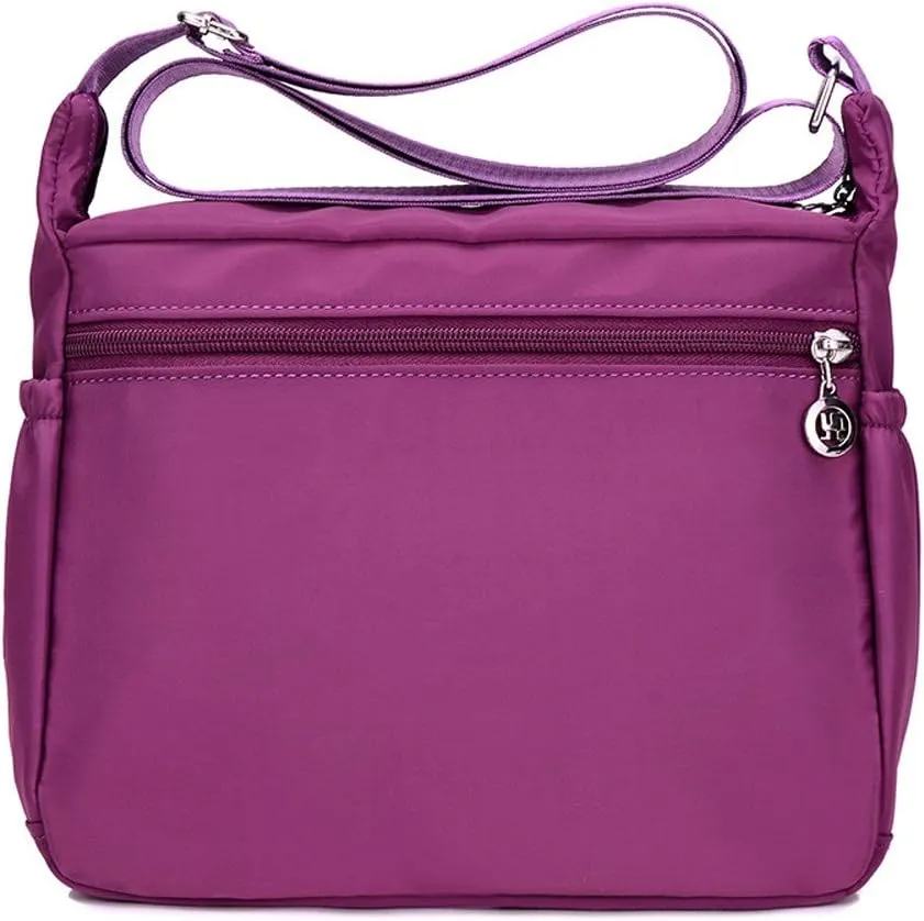 KARRESLY Women's Shoulder Bags Travel Handbag Messenger Cross Body Nylon Bags with Lots of Pockets