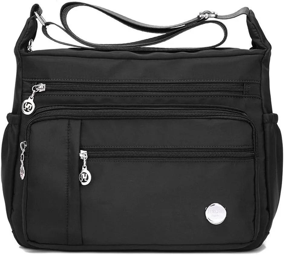 KARRESLY Women's Shoulder Bags Travel Handbag Messenger Cross Body Nylon Bags with Lots of Pockets