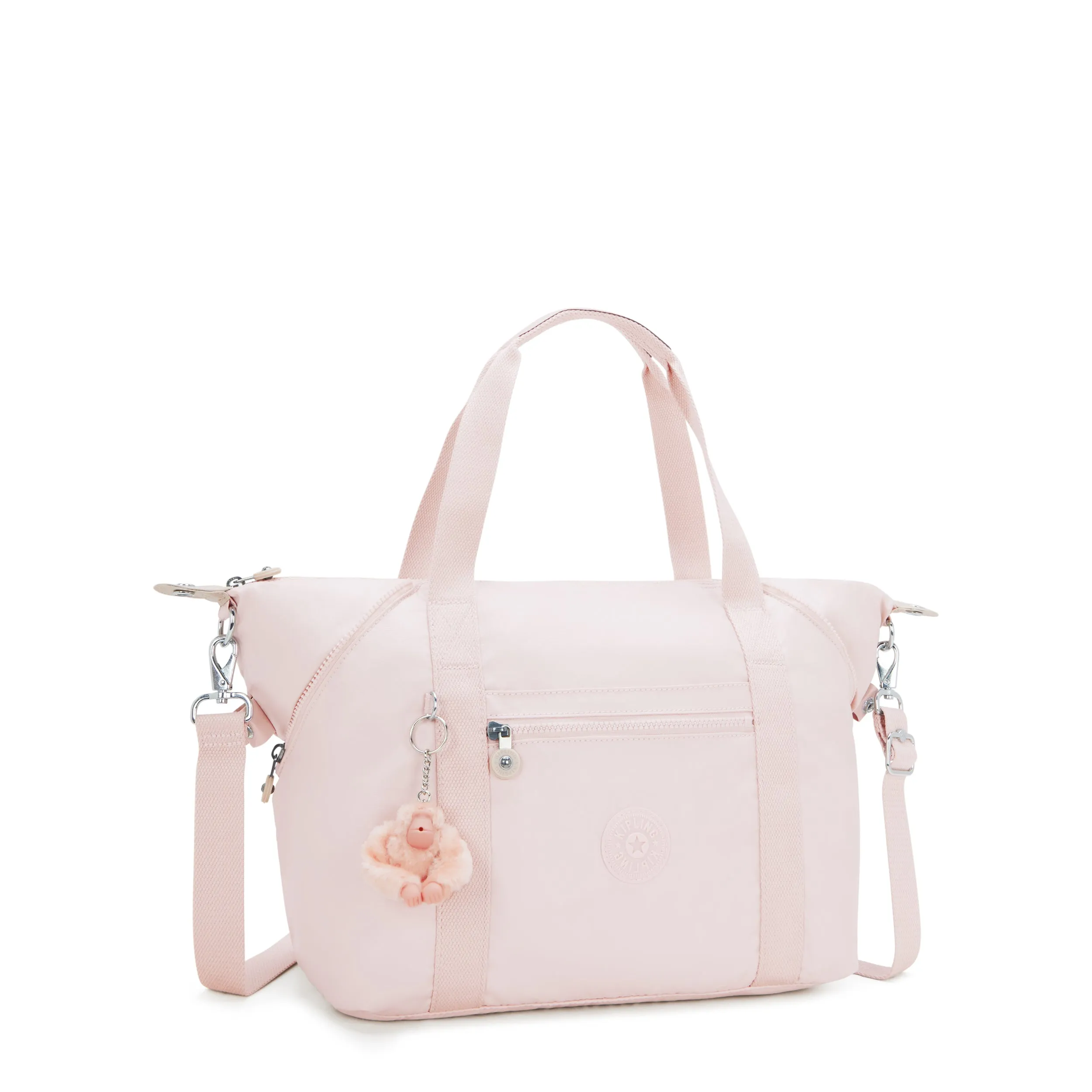 Kipling Art Pink Shine Medium Tote 21091-3DZ