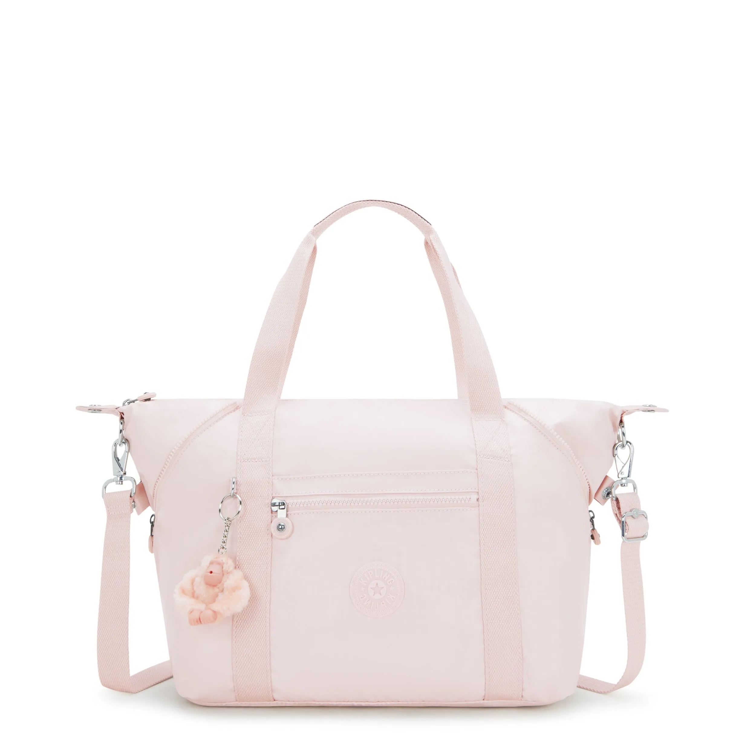 Kipling Art Pink Shine Medium Tote 21091-3DZ