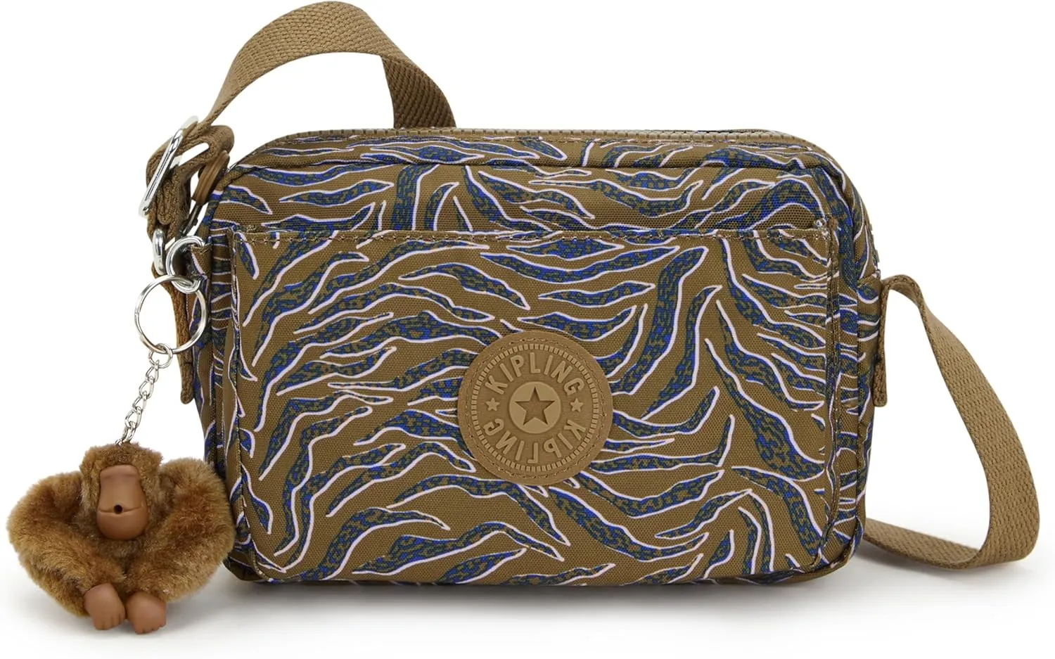 Kipling Women's Abanu Crossbody Bag, Lightweight, Adjustable Waist Pack with Multi-Compartment Zip Pockets