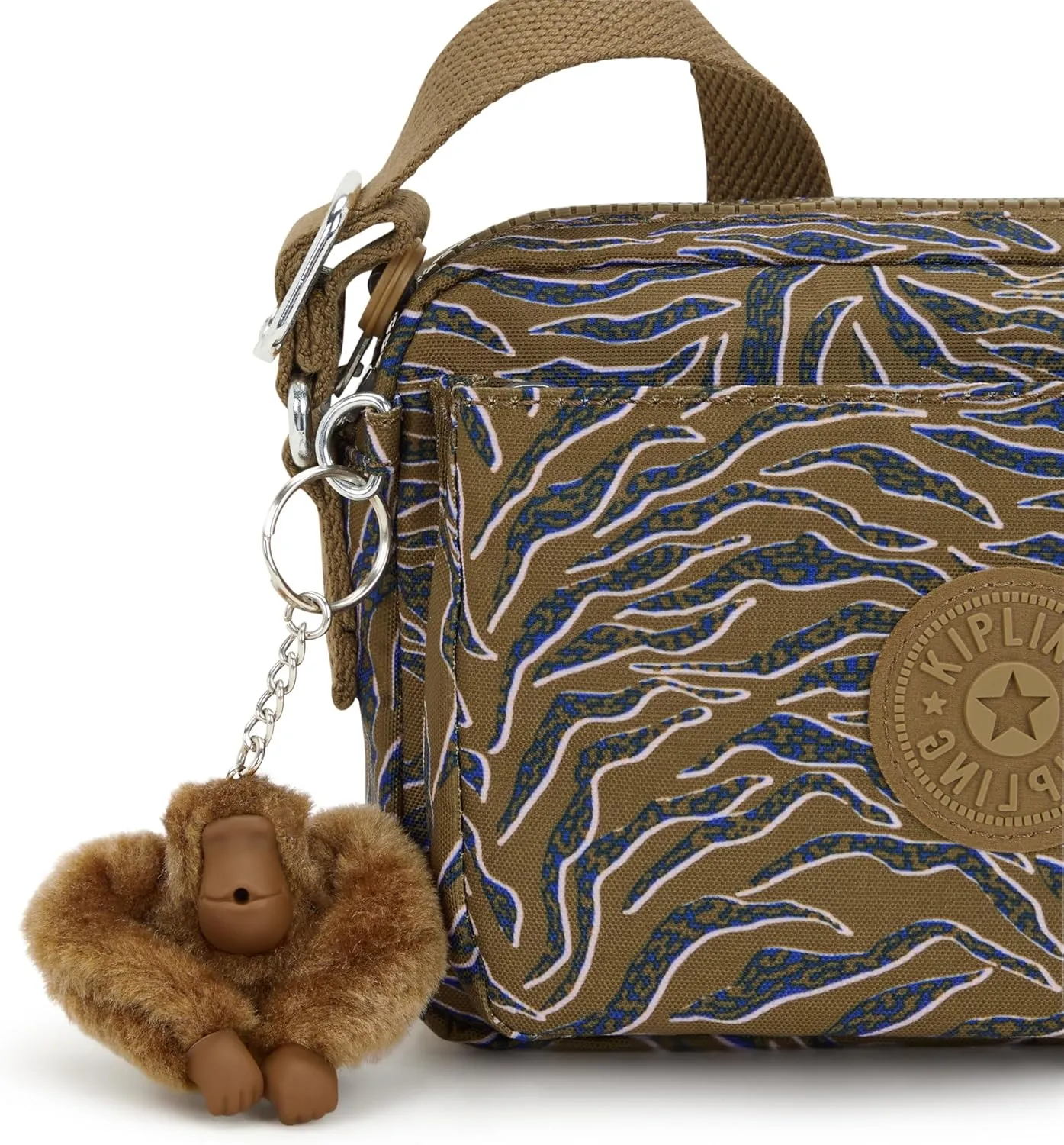 Kipling Women's Abanu Crossbody Bag, Lightweight, Adjustable Waist Pack with Multi-Compartment Zip Pockets