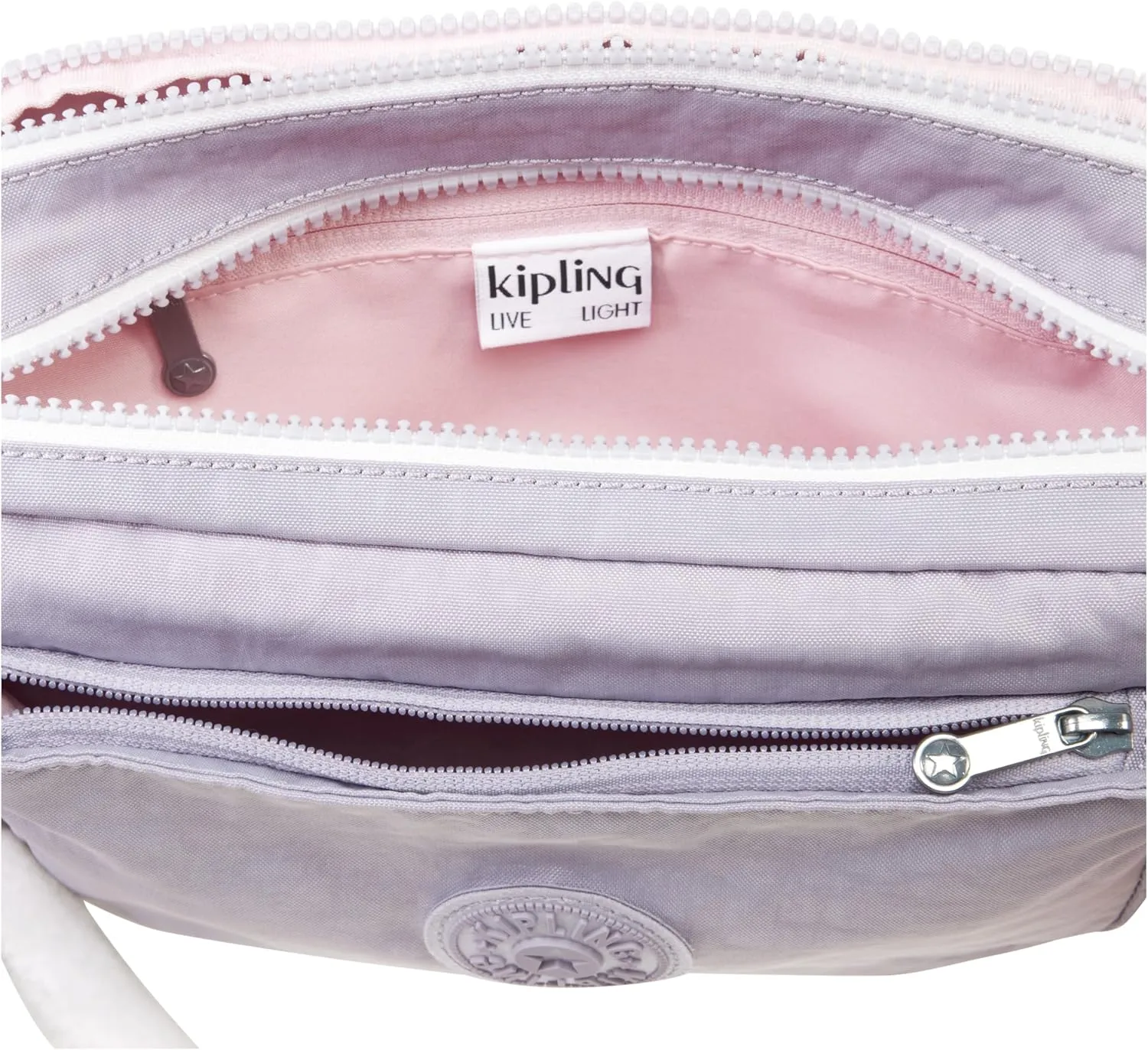 Kipling Women's Abanu Medium Crossbody Bag, Lightweight, Adjustable Waist Pack with Multi-Compartment Zip Pockets