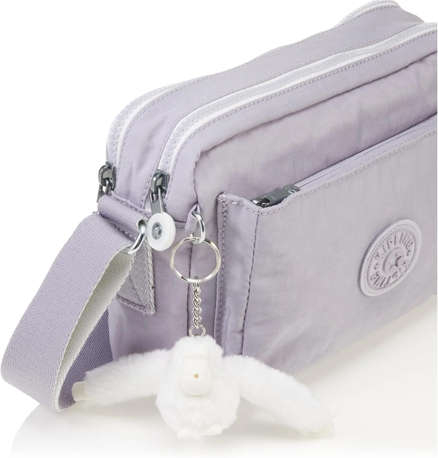 Kipling Women's Abanu Medium Crossbody Bag, Lightweight, Adjustable Waist Pack with Multi-Compartment Zip Pockets