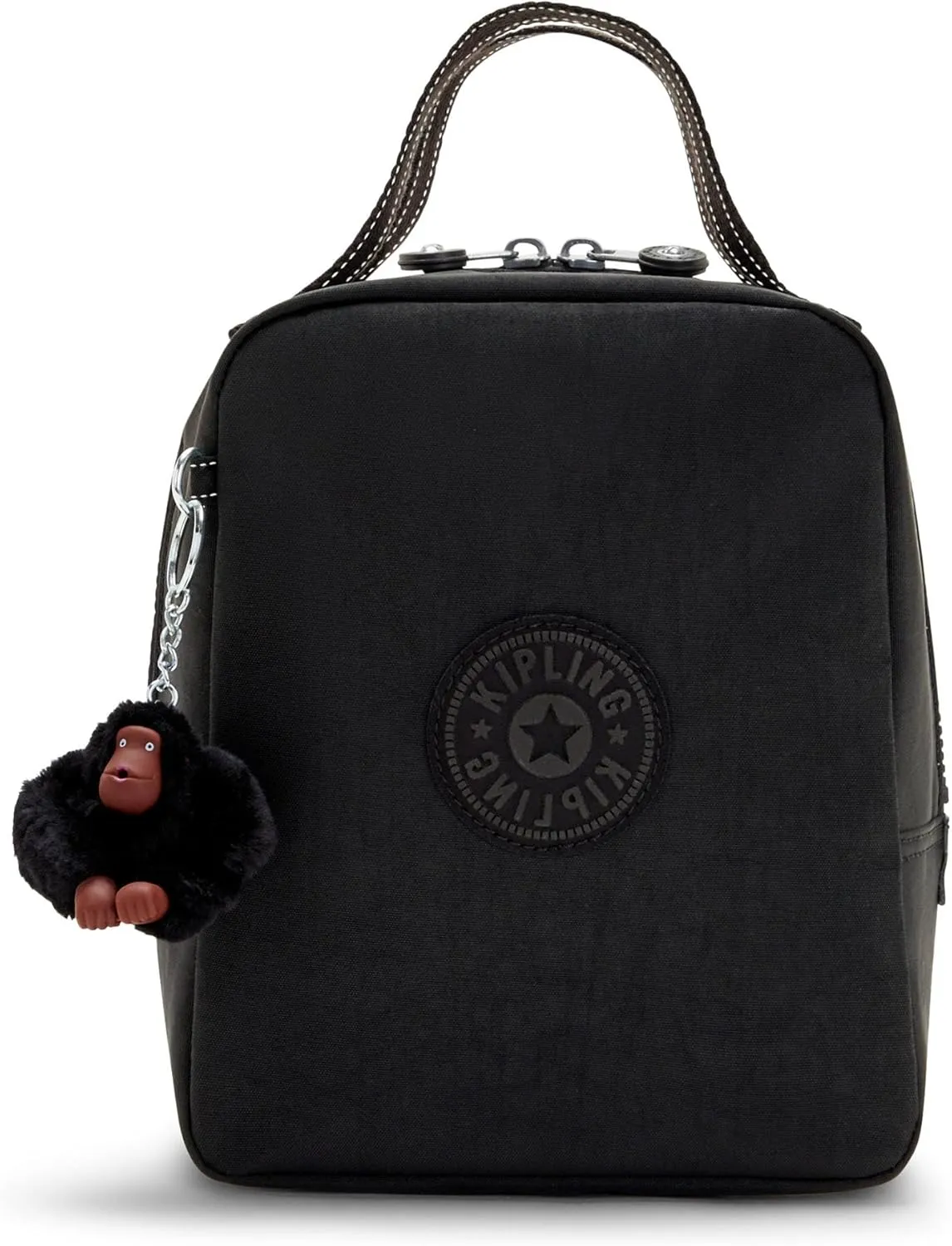 Kipling Womens Women's Lyla Bag, Insulated Reusable Tote, Tote Lunch Bag, True Black, Lunch Tote US