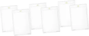 Kisangel 3sets Acrylic Card Holder Case Trading Card Protectors Hard Sleeves for Sports 2pcs*3