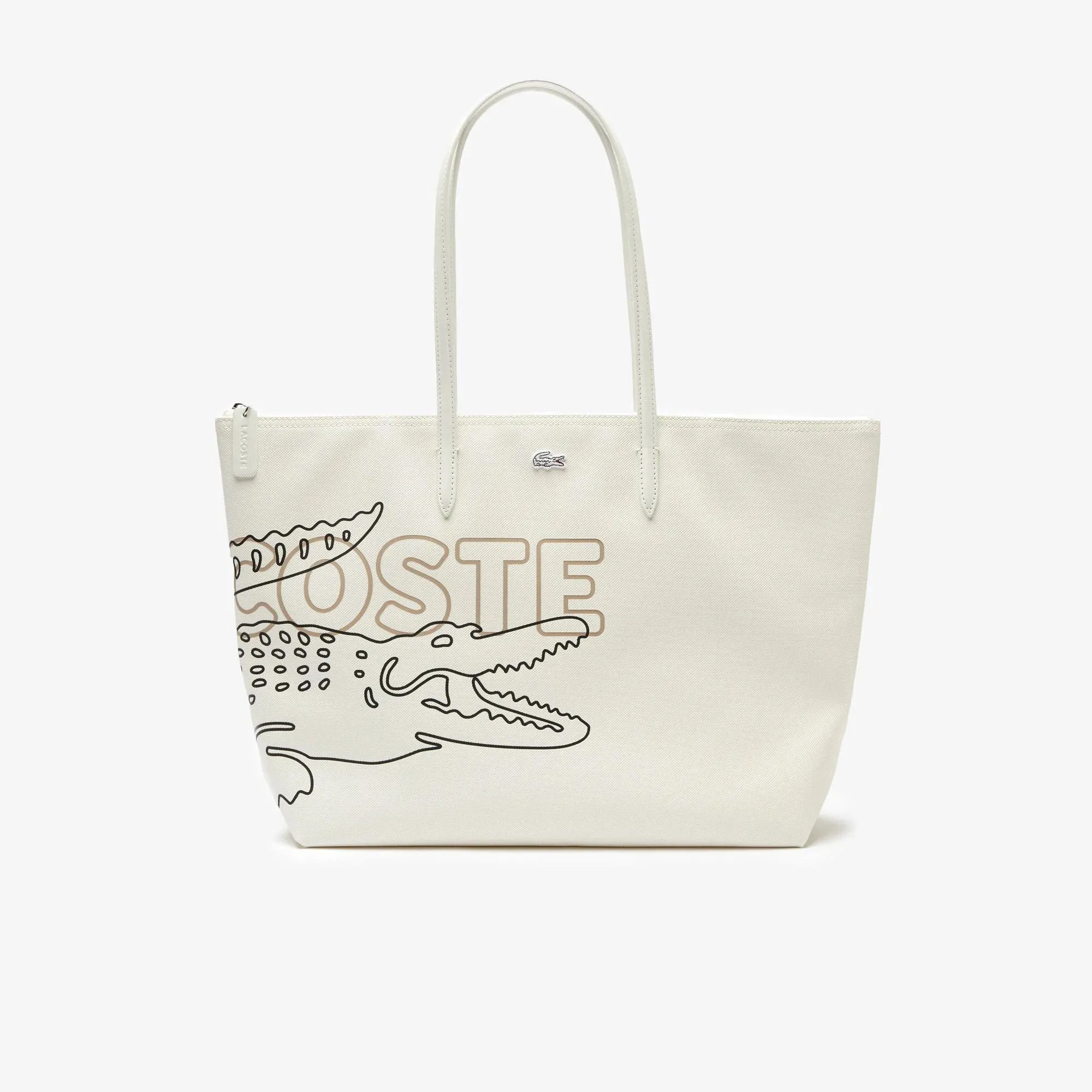L.A.C.O.S.T.E. SHOULDER ZIPPER HANDBAG