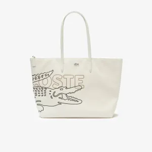 L.A.C.O.S.T.E. SHOULDER ZIPPER HANDBAG
