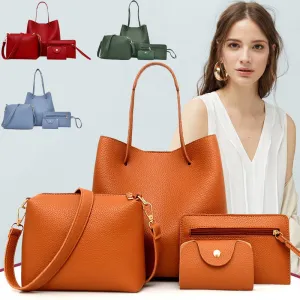Ladies Leather Bag Set