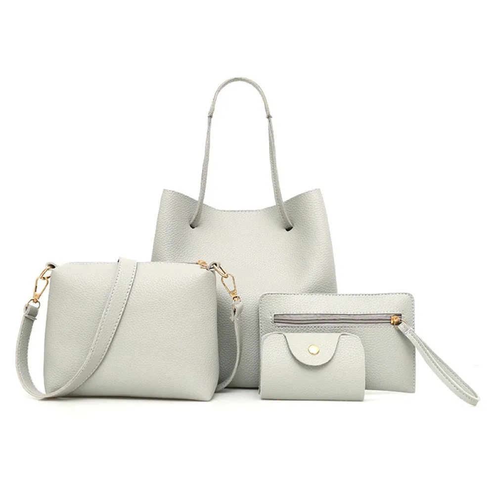 Ladies Leather Bag Set