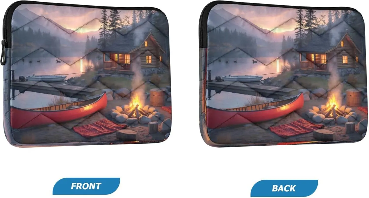 Landscape Work Bags for Women, 16 Laptop Case Shockproof Protective Computer Carrying Cover, 15.6 Inch Computer Bags