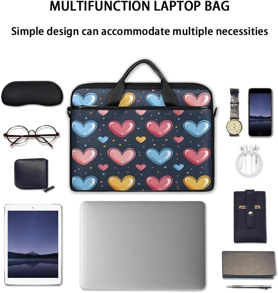Laptop Shoulder Bag for 13-15 Inch Waterproof Laptop Sleeve Case Bag Slim Computer Carry Case Computer Cases for Laptops
