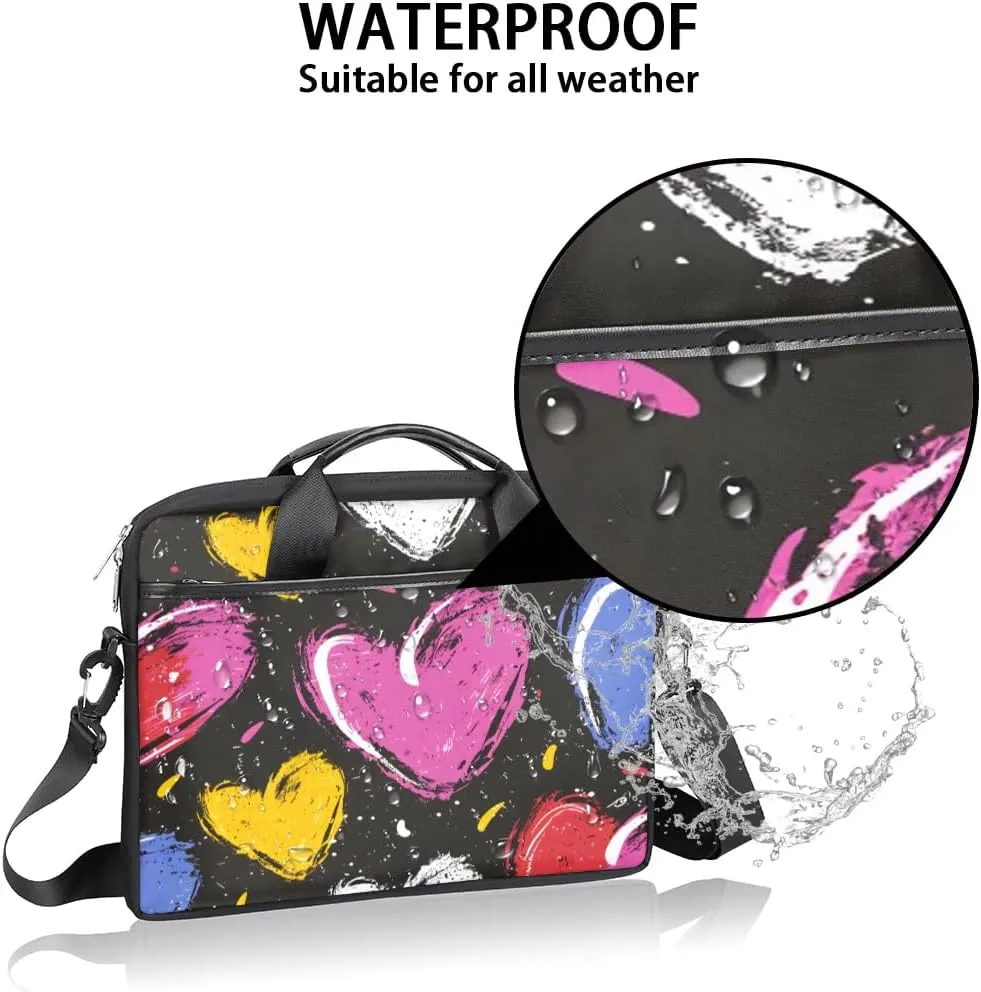 Laptop Shoulder Bag for 13-15 Inch Waterproof Laptop Sleeve Case Bag Slim Computer Carry Case Computer Cases for Laptops