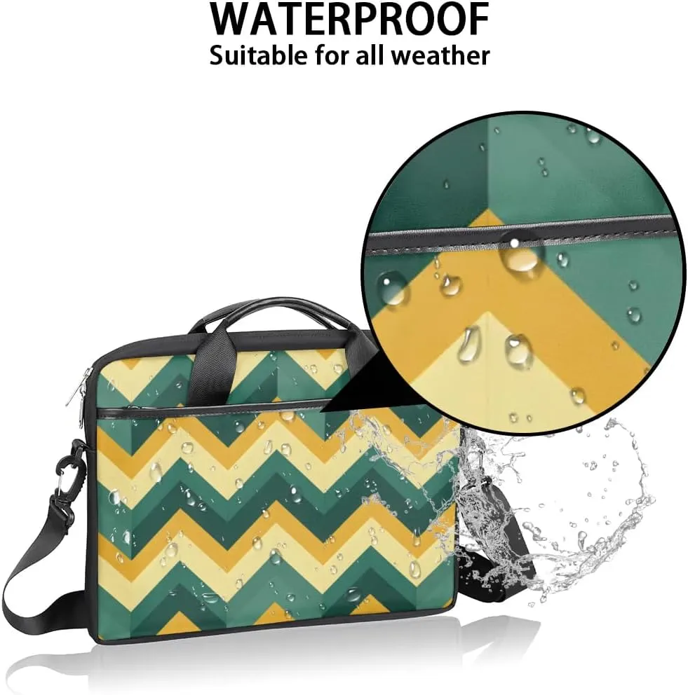 Laptop Shoulder Bag for 13-15 Inch Waterproof Laptop Sleeve Case Bag Slim Computer Carry Case Computer Cases for Laptops