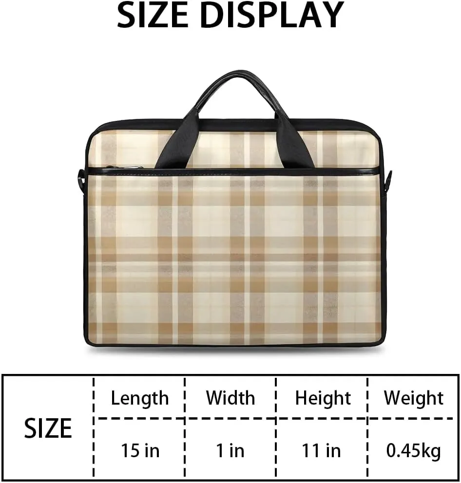 Laptop Shoulder Bag for 13-15 Inch Waterproof Laptop Sleeve Case Bag Slim Computer Carry Case Computer Cases for Laptops