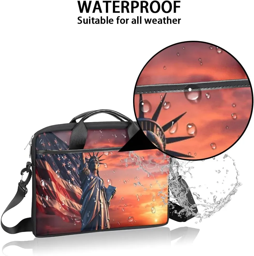 Laptop Shoulder Bag for 13-15 Inch Waterproof Laptop Sleeve Case Bag Slim Computer Carry Case Computer Cases for Laptops