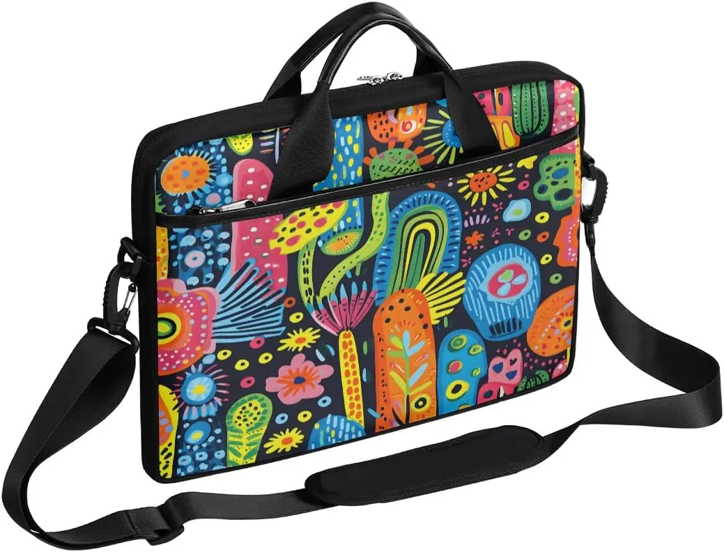 Laptop Shoulder Bag for 13-15 Inch Waterproof Laptop Sleeve Case Bag Slim Computer Carry Case Computer Cases for Laptops