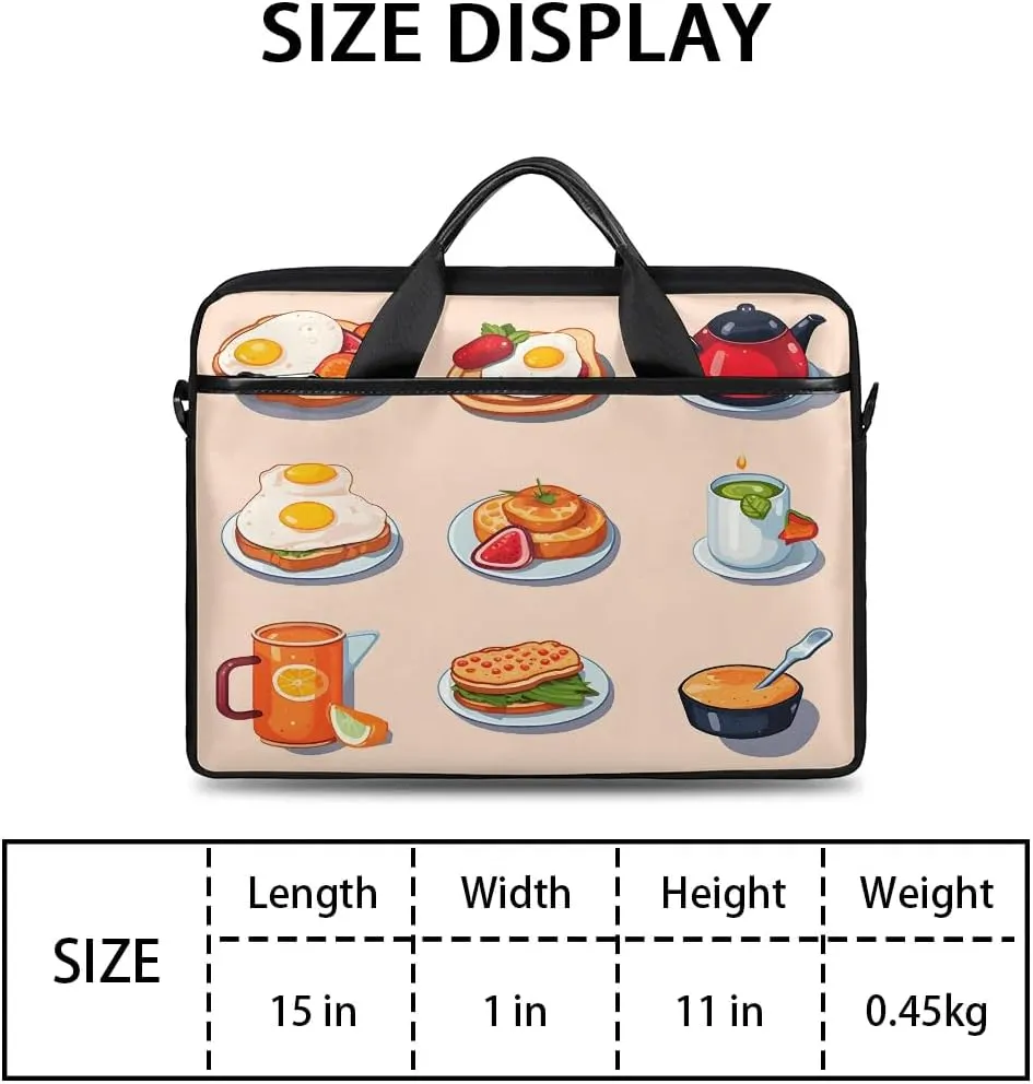 Laptop Shoulder Bag for 13-15 Inch Waterproof Laptop Sleeve Case Bag Slim Computer Carry Case Computer Cases for Laptops