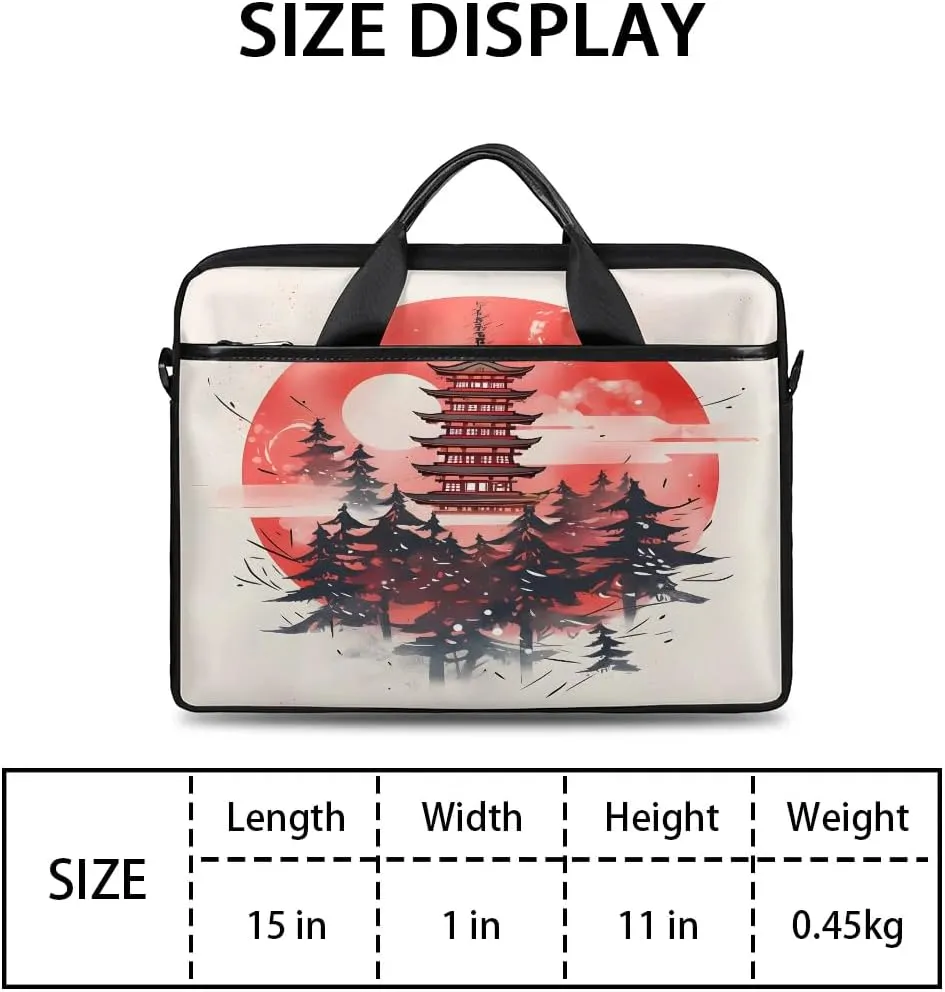 Laptop Shoulder Bag for 13-15 Inch Waterproof Laptop Sleeve Case Bag Slim Computer Carry Case Computer Cases for Laptops