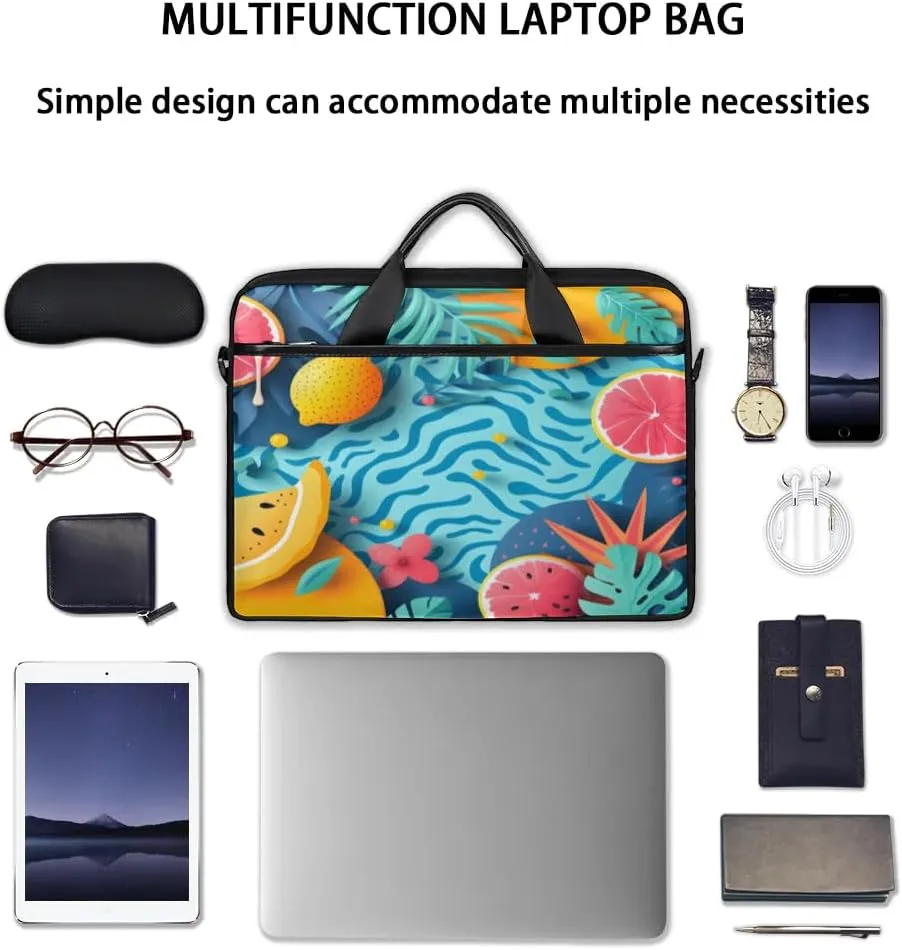 Laptop Shoulder Bag for 13-15 Inch Waterproof Laptop Sleeve Case Bag Slim Computer Carry Case Computer Cases for Laptops