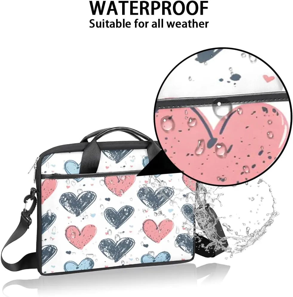 Laptop Shoulder Bag for 13-15 Inch Waterproof Laptop Sleeve Case Bag Slim Computer Carry Case Computer Cases for Laptops