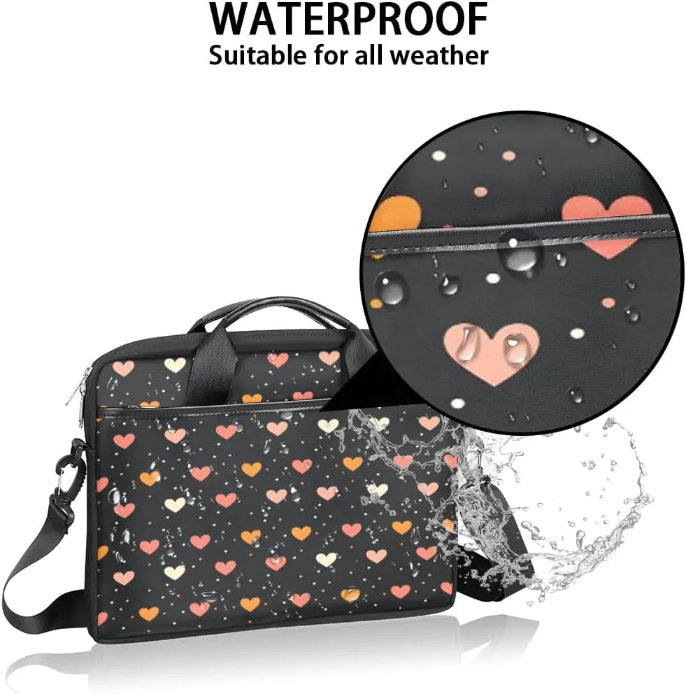 Laptop Shoulder Bag for 13-15 Inch Waterproof Laptop Sleeve Case Bag Slim Computer Carry Case Computer Cases for Laptops