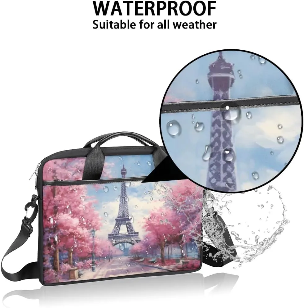 Laptop Shoulder Bag for 13-15 Inch Waterproof Laptop Sleeve Case Bag Slim Computer Carry Case Computer Cases for Laptops