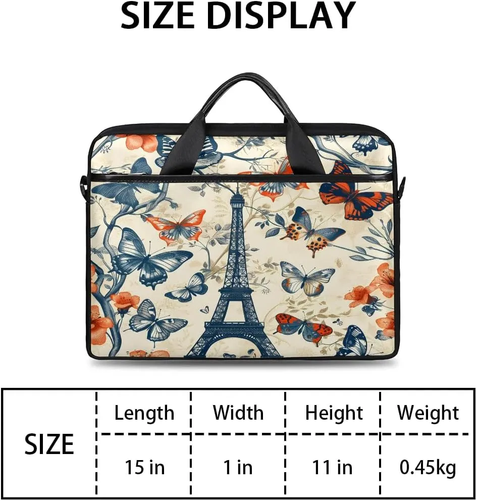 Laptop Shoulder Bag for 13-15 Inch Waterproof Laptop Sleeve Case Bag Slim Computer Carry Case Computer Cases for Laptops