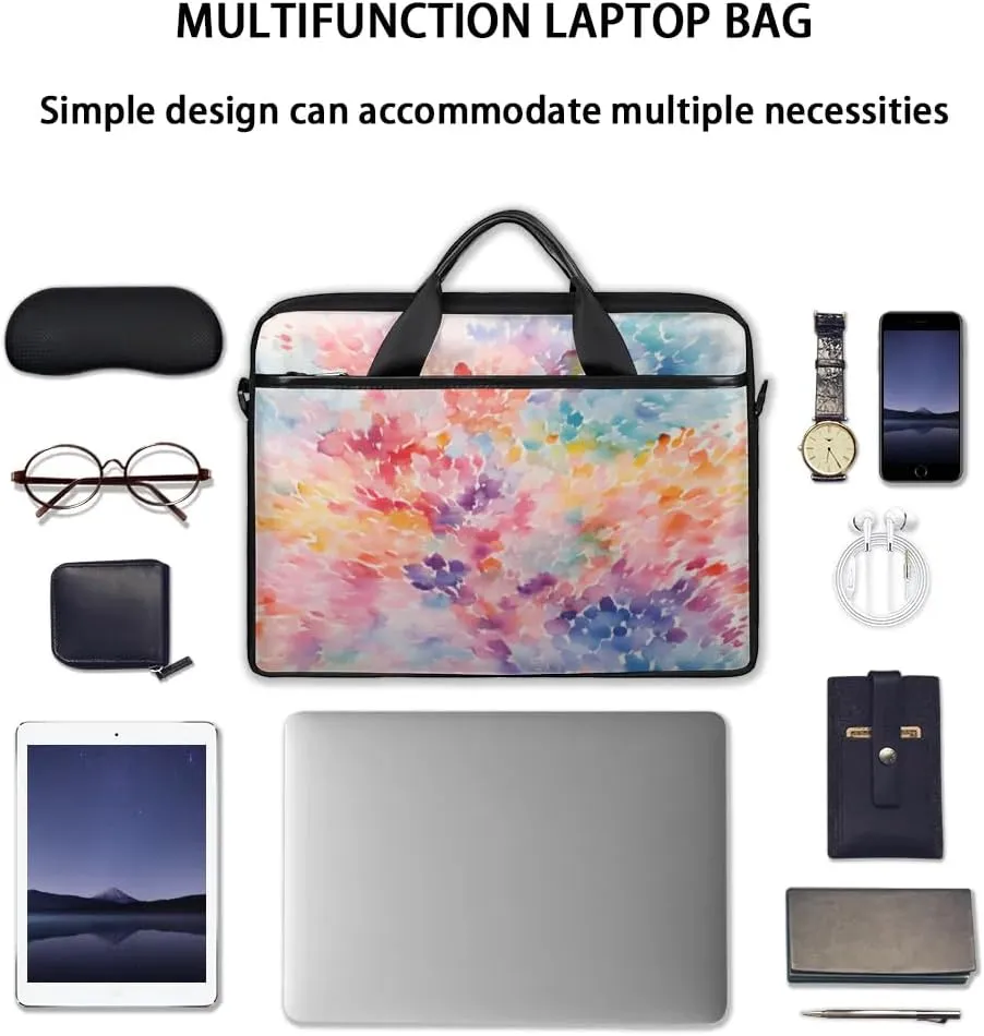 Laptop Shoulder Bag for 13-15 Inch Waterproof Laptop Sleeve Case Bag Slim Computer Carry Case Computer Cases for Laptops