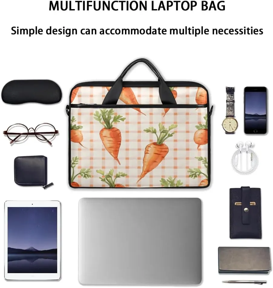Laptop Shoulder Bag for 13-15 Inch Waterproof Laptop Sleeve Case Bag Slim Computer Carry Case Computer Cases for Laptops