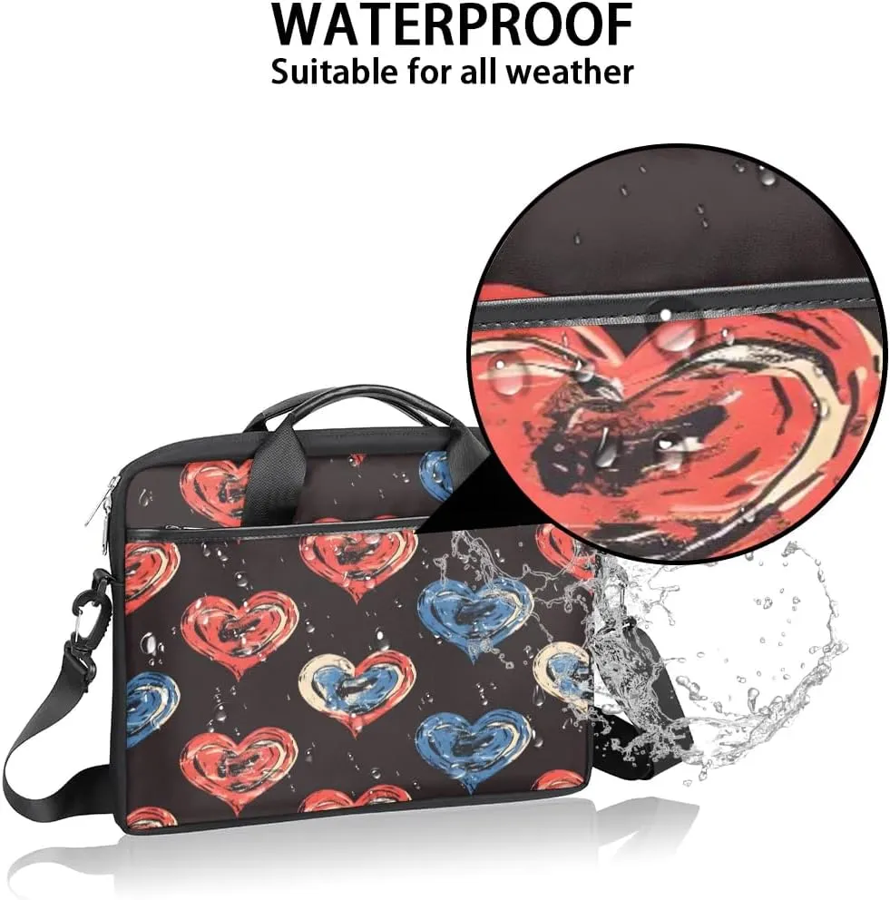 Laptop Shoulder Bag for 13-15 Inch Waterproof Laptop Sleeve Case Bag Slim Computer Carry Case Computer Cases for Laptops