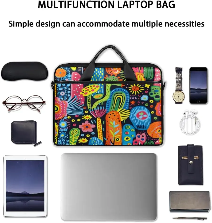 Laptop Shoulder Bag for 13-15 Inch Waterproof Laptop Sleeve Case Bag Slim Computer Carry Case Computer Cases for Laptops