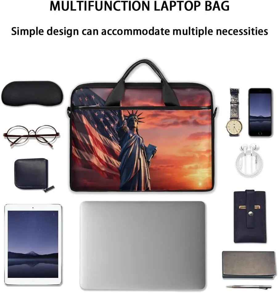 Laptop Shoulder Bag for 13-15 Inch Waterproof Laptop Sleeve Case Bag Slim Computer Carry Case Computer Cases for Laptops