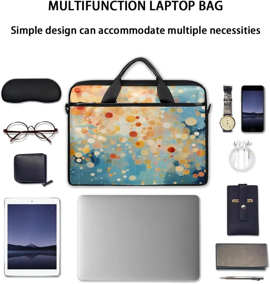 Laptop Shoulder Bag for 13-15 Inch Waterproof Laptop Sleeve Case Bag Slim Computer Carry Case Computer Cases for Laptops