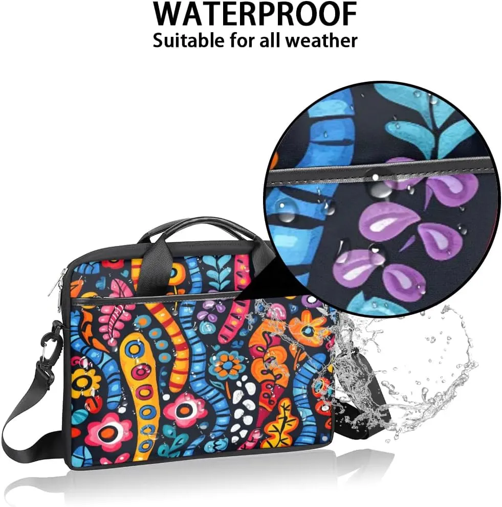Laptop Shoulder Bag for 13-15 Inch Waterproof Laptop Sleeve Case Bag Slim Computer Carry Case Computer Cases for Laptops