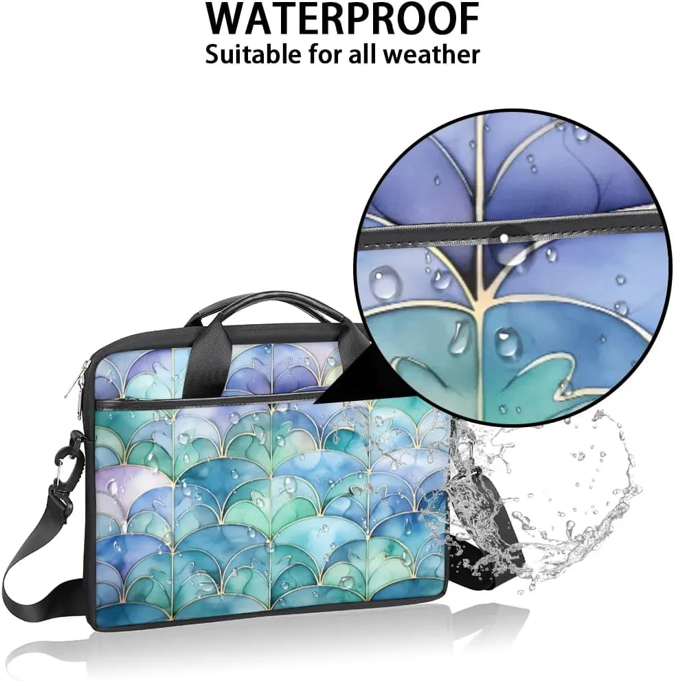 Laptop Shoulder Bag for 13-15 Inch Waterproof Laptop Sleeve Case Bag Slim Computer Carry Case Computer Cases for Laptops