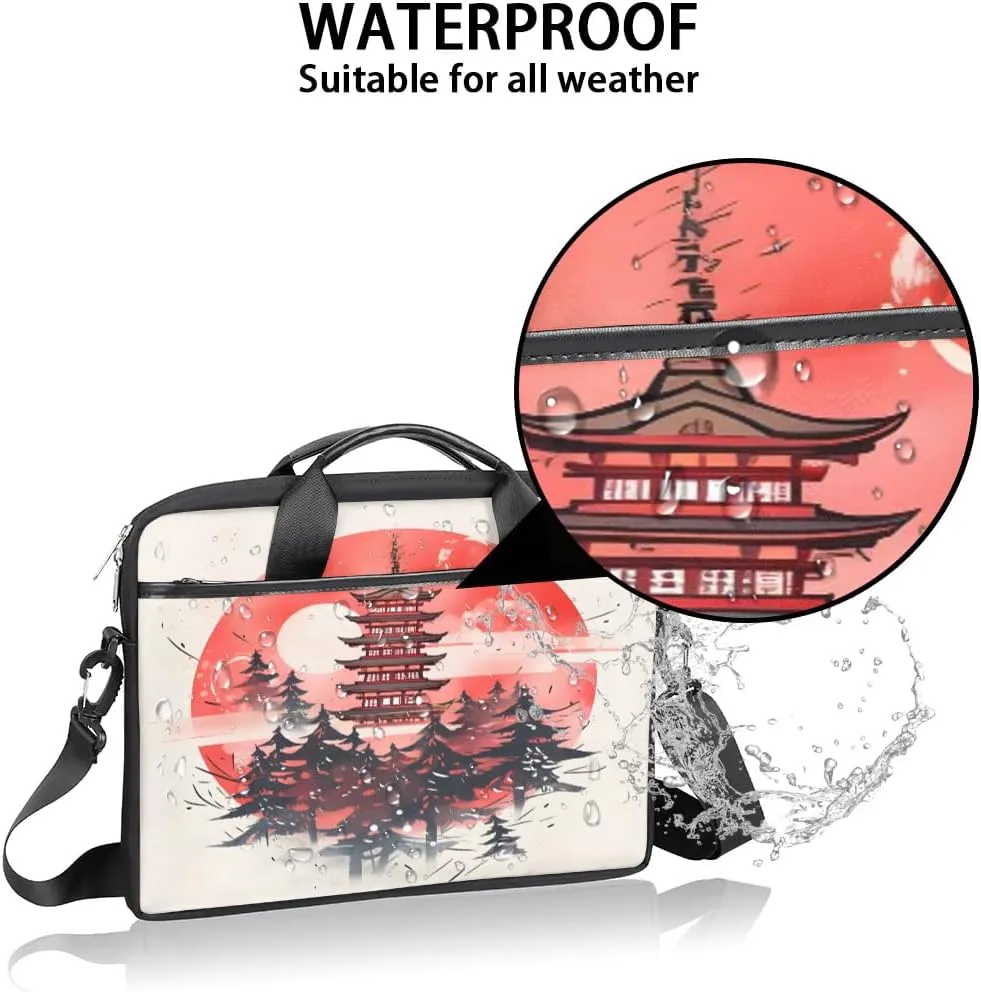 Laptop Shoulder Bag for 13-15 Inch Waterproof Laptop Sleeve Case Bag Slim Computer Carry Case Computer Cases for Laptops