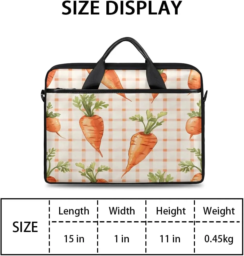Laptop Shoulder Bag for 13-15 Inch Waterproof Laptop Sleeve Case Bag Slim Computer Carry Case Computer Cases for Laptops