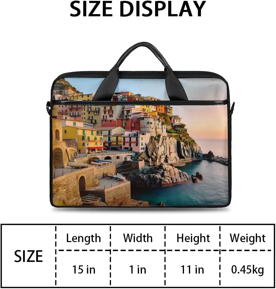 Laptop Shoulder Bag for 13-15 Inch Waterproof Laptop Sleeve Case Bag Slim Computer Carry Case Computer Cases for Laptops