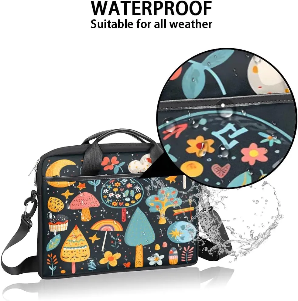 Laptop Shoulder Bag for 13-15 Inch Waterproof Laptop Sleeve Case Bag Slim Computer Carry Case Computer Cases for Laptops
