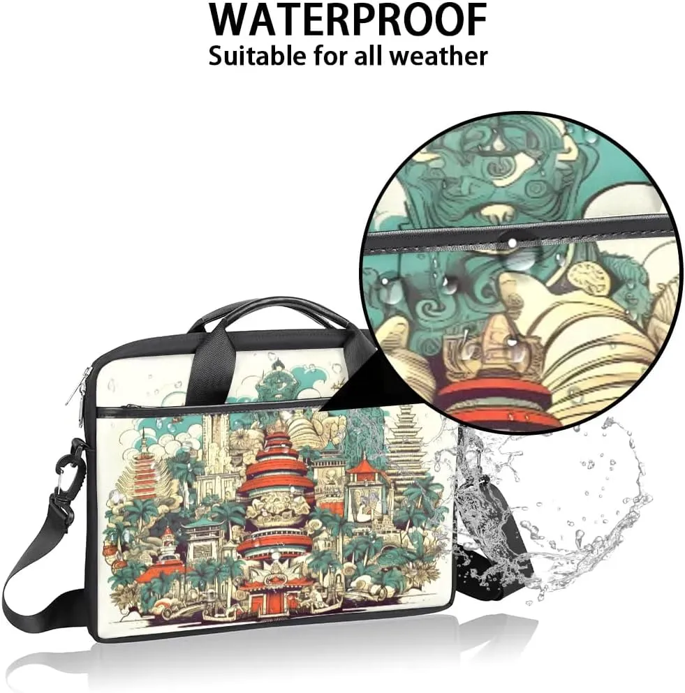Laptop Shoulder Bag for 13-15 Inch Waterproof Laptop Sleeve Case Bag Slim Computer Carry Case Computer Cases for Laptops